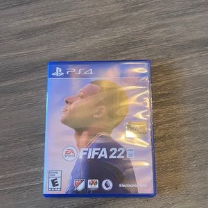 This is a PS4 video game. It’s a a FIFA 22